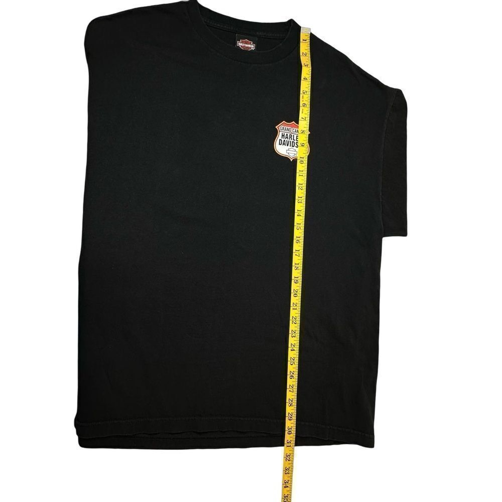 HARLEY-DAVIDSON Motorcycles Black Grand Canyon Tshirt Men’s Size 2XL - Picture 8 of 12